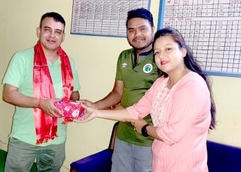 ट्राफिक प्रनि कार्कीलाई न्यूज २४ कर्मी सहित विभिन्न संघसंस्थाहरुद्वारा सम्मान सहित विदाई