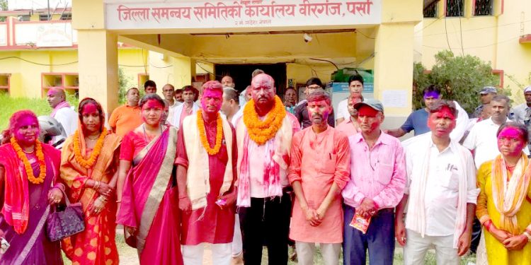 जिसस पर्साको निर्वाचनमा जसपा – एमालेको प्यानल विजयी