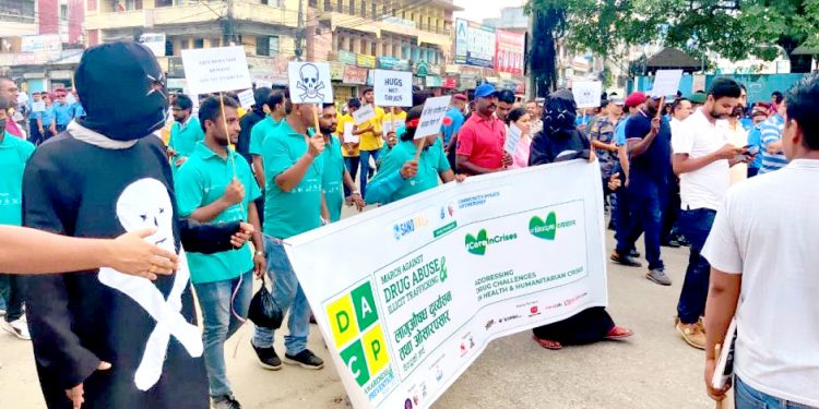 लागुऔषध दुव्र्यसन तथा ओसारपसार विरुद्धको सातदिने अभियान सुरु