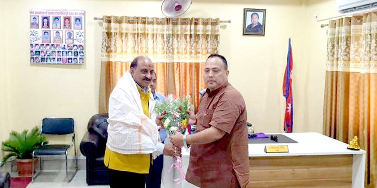 वीरगंज महानगरपालिकाको सद्भावना दुतमा वरिष्ठ उद्यागपति वैद्य नियुक्त