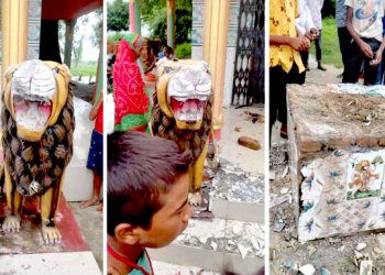 हिन्दूहरुको धार्मिक स्थल बौद्धिमाई मन्दिरमा तोडफोड