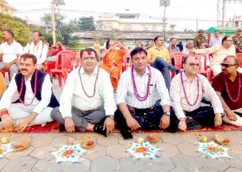 वीरगंजमा ‘सामुहिक भाईटिका’ मनाइयो, ‘जात, धर्म’ भन्दा ठूलो भाई – बहिनीको नाता