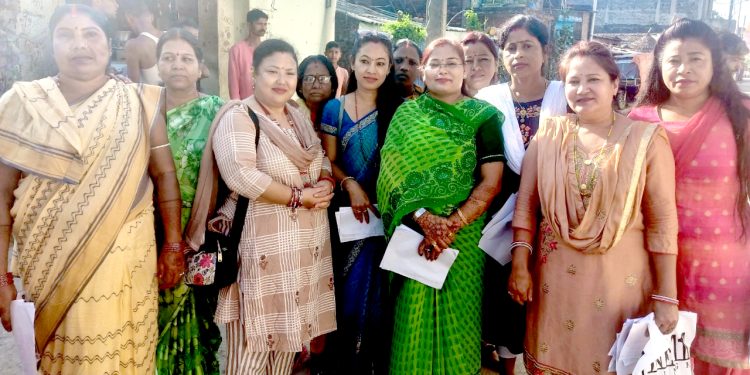प्रदीप यादवलाई जिताउन महिला नेता कार्यकर्ताहरु मतदाताको घरदैलोमा