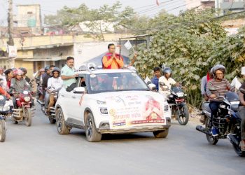 उम्मेदवार सर्राफकाे राेड शाे, विभिन्न जित्ने आधारहरु प्रस्तुत