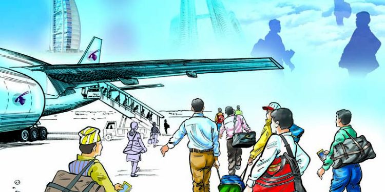 “नेतालाई दिएर भोट, हिँडे युवा कमाउन नोट”