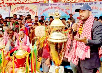 खेल र खेलाडीको प्रोत्साहन गर्नुपर्नेमा सांसद यादवको जोड