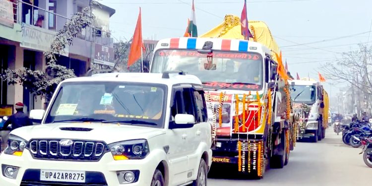देवशिला जनकपुरधामबाट अयोध्या प्रस्थान