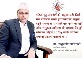 नेपाललाई मुटुरोग उपचारको केन्द्र बनाउन सकिन्छ : डा चन्द्रमणि अधिकारी