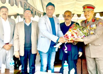 छिन्नमस्ता बाहिनीद्वारा डा. गुप्ता सम्मानित