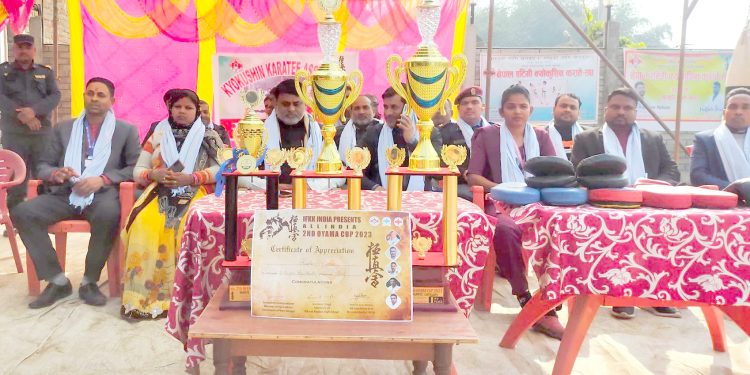 कराते संघको कार्यालय उद्घाटन एवं खेलाडीहरुलाई सम्मान