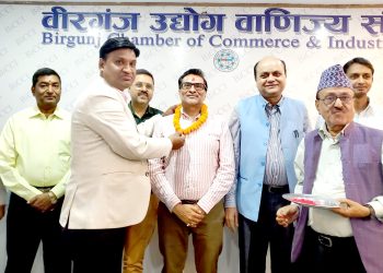 वीरगंज उद्योग वाणिज्य संघको अध्यक्षमा अग्रवाल