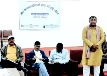पर्सामा पर्यटन पत्रकारिता विकासको आवश्यकता : अध्यक्ष तिवारी