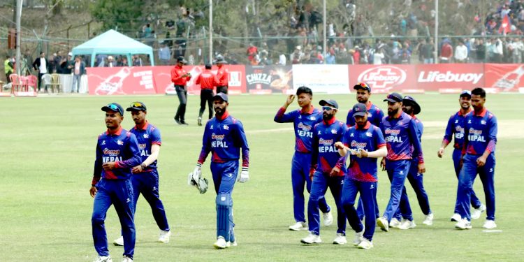 यूएईलाई ९ रनले हराउँदै नेपाल विश्वकप छनोटमा