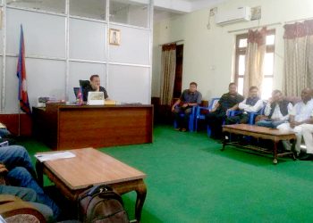 विभिन्न निर्णय गर्दै विपद् व्यवस्थापन समिति पर्साको बैठक सम्पन्न