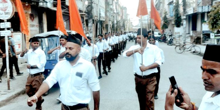 वीरगंजमा हिन्दु स्वयंसेवक सम्मेलन तथा पथ यात्रा