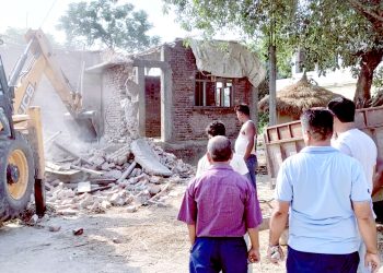 बेलवामा पनि हटाइयो ऐलानी जग्गाकाे अतिक्रमण