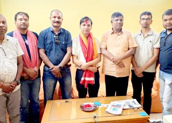 समाजवादी प्रेस संगठनका नवनिर्वाचित महासचिव एलनकाे वीरगंजमा स्वागत