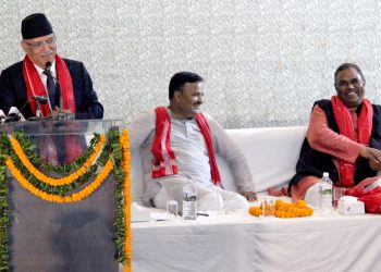 प्रतिगमनको सपना देख्नेलाई परास्त गर्न तीनवटै मोर्चाबाट हमला गर्न आवश्यक : प्रम दाहाल