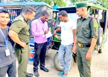 तीन पाङ्ग्रे सवारी व्यवस्थित गर्न वीरगंजमा चेकजाँच कडाई गरिँदै