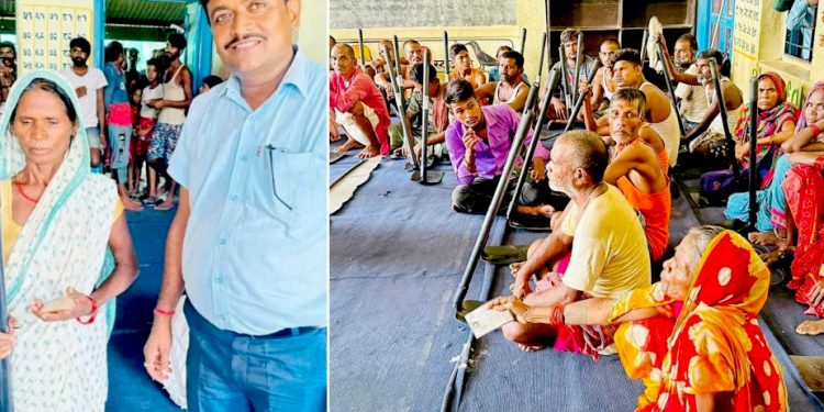 प्रदेश सांसद जयसवालले किसानलाई वितरण गरे काेदालाे