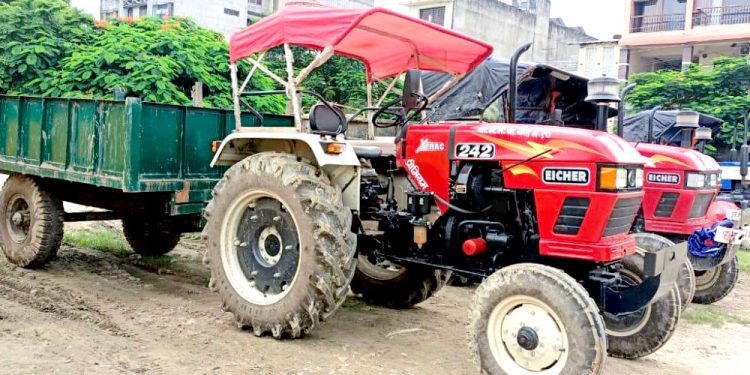 साढे ५ लाख पर्ने ट्र्याक्टर वीरगंज महानगरद्वारा साढे ९ लाखमा खरिद