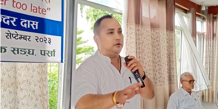 ज्येष्ठ नागरिक पार्कलाई सुन्दर बनाउने काम छिट्टै सुरु हुन्छ : मेयर सिंह