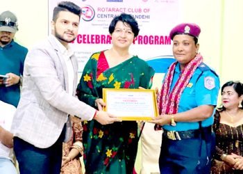 रोटर्याक्टकाे तीज मिलन तथा सम्मान कार्यक्रम सम्पन्न