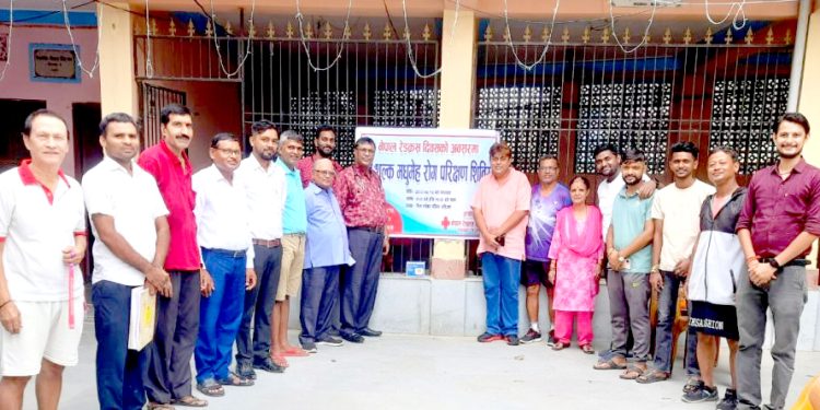 रेडक्रस दिवसमा वीरगंजमा नि:शुल्क स्वास्थ्य परिक्षण शिविर