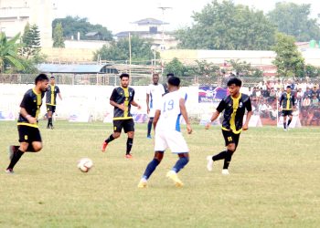 प्रथम वीरगंज गोल्डकप : पहिलो दिनको खेलमा आयोजक टिम ३-१ गोलले विजयी