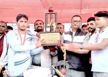 जगरनाथपुर दाेस्राे अध्यक्ष कप क्रिकेट टुर्नामेन्टकाे उपाधि मसिहानीलाई