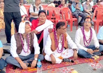 वीरगंजमा ‘सामुहिक भाईटिका’ कार्यक्रम, जात धर्म भन्दा ठूलो भाई बहिनीको नाता : सहभागीहरु