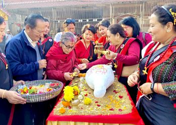 माईस्थान पार्कमा योमरी पुन्हि कार्यक्रम