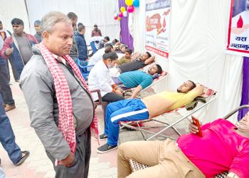 रेडियो वीरगंजको बार्षिकोत्सवको अवसरमा रक्तदान कार्यक्रम, २४५ जनाले गरे रगत दान