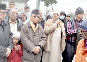 संविधान २०४७ लागु गर्न शान्तिपुर्ण आन्दोलन : नेपाली