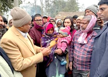 प्रहरीको गोली लागेर मृत्यु भएका परिवारलाई १ लाख २५ हजार सहयोग