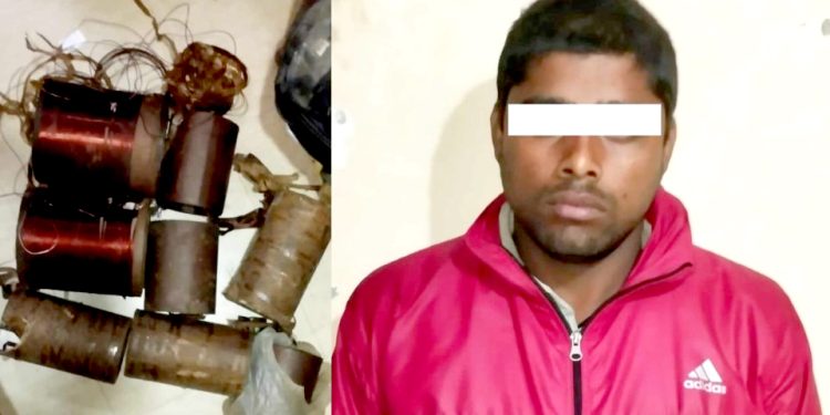 ट्रान्सफरमा चोरी गर्ने भारतीय नागरिक पक्राउ