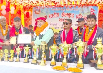 बिन्दबासिनी गाउँपालिकामा विद्यालय स्तरीय खेलकुद प्रतियोगिता