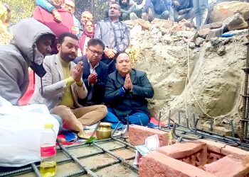 सबैठवामा स्वास्थ्य प्रयोगशाला भवनको शिलान्यास