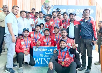 अल्पाईन टी २० क्रिकेट टुर्नामेन्टको उपाधि नेशनल इनफाेटेकलाई
