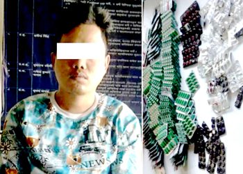 लागू औषध ट्याबलेटसहित एक जना पक्राउ