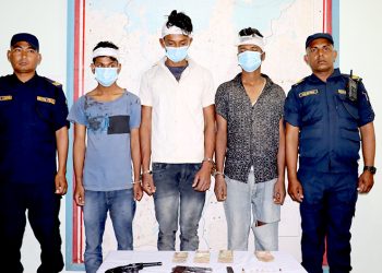 मनी ट्रान्सफर संचालकलाई गोली हान्ने ३ जना भारतीय युवक पक्राउ