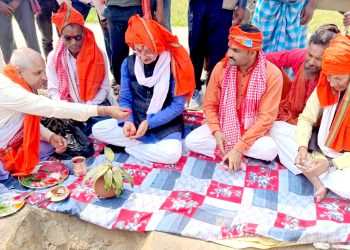 स्वास्थ्य चौकी र नालाकाे शिलान्यास