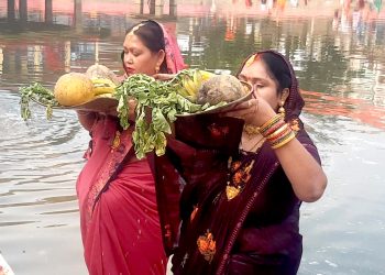 तराईमा चैती छठ पर्व धुमधामका साथ मनाइँदै