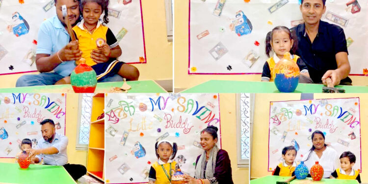 लिटिलबडी प्रि-स्कुलका बालबालिकाहरुले एक वर्षमा बचत गरेको रकम सार्वजनिक