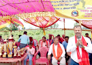 परवानीपुरमा प्रथम अध्यक्ष कप क्रिकेट प्रतियाेगिता सुरु