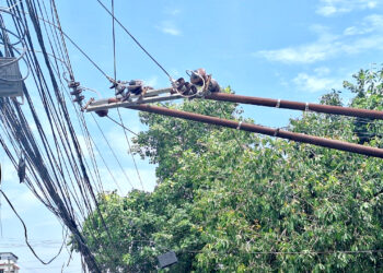 हावाहुरीले ३३ हजार केभिए प्रशारण लाइनको पोल ढल्दा वीरगंज बजारभरि विद्युत प्रभावित