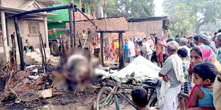 पोखरियामा आगलागीबाट घर जलेर पूर्ण रुपमा नष्ट