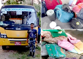 शिक्षाको आडमा ‘दिल्ली पब्लिक स्कुल’को तस्करी धन्दा, सशस्त्र प्रहरीले बस समातेपछि पोल खुल्यो…!
