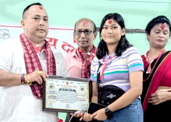 वीरगंजमा एसईईमा उतिर्ण नेवा समुदायका विधार्थीहरुलाई सम्मान