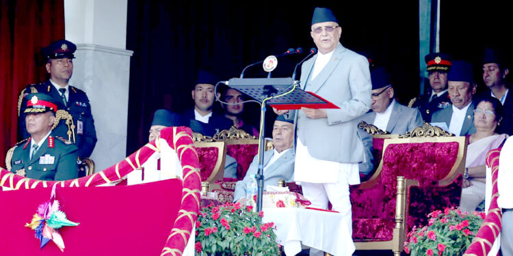 संविधान संशोधनबाट राजनीतिक अस्थिरताको सम्बोधन गर्न सकिन्छ : प्रधानमन्त्री ओली